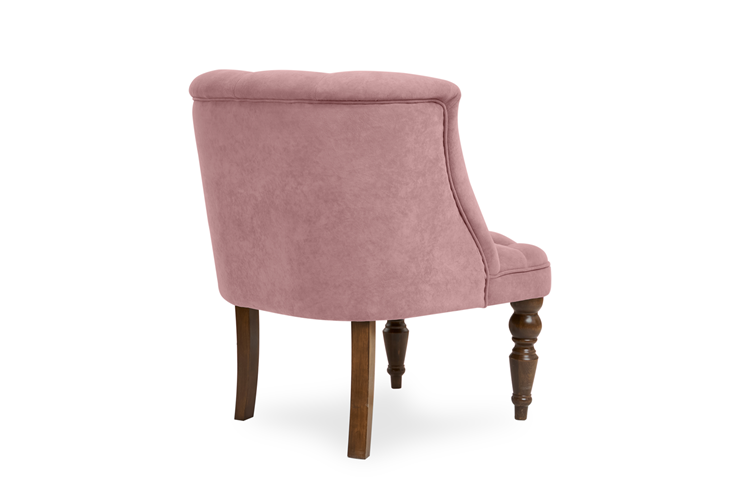 Кресло на ножках Бриджит розовый ножки коричневые в Элисте - изображение 3