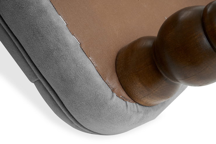 Кресло на ножках Бриджит серый ножки коричневые в Элисте - изображение 7