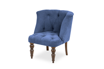 Кресло на ножках Бриджит синий ножки коричневые в Элисте - предосмотр 6