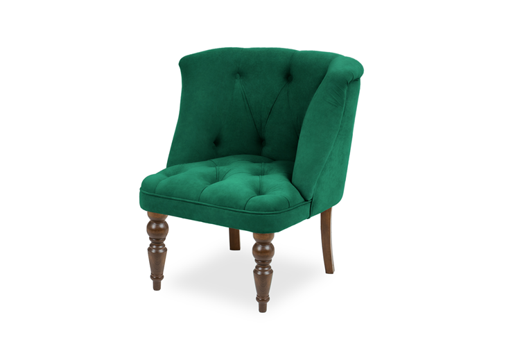 Кресло на ножках Бриджит зеленый ножки коричневые в Элисте - изображение 6