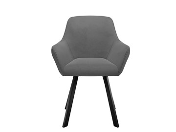 Обеденный стул 248 Поворотный, Микровелюр Z28 Темно-серый/черный в Элисте - предосмотр 1