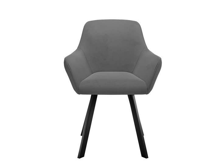 Обеденный стул 248 Поворотный, Микровелюр Z28 Темно-серый/черный в Элисте - изображение 1