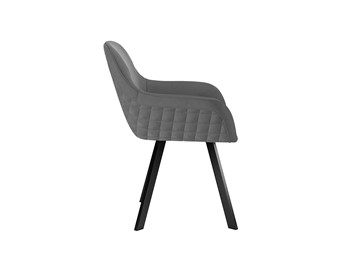 Обеденный стул 248 Поворотный, Микровелюр Z28 Темно-серый/черный в Элисте - предосмотр 3