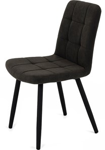 Кухонный стул Кубика Абсент NEW, ноги черные круглые XL (R32)/велюр T190 Горький шоколад в Элисте