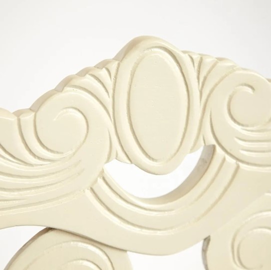 Кухонный стул Андромеда, дерево гевея 47х55х107 Ivory white/ткань коричневая S 168-7 (2 шт) арт.12896 в Элисте - изображение 1