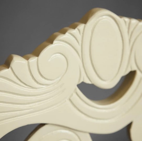Кухонный стул Андромеда, дерево гевея 47х55х107 Ivory white/ткань коричневая S 168-7 (2 шт) арт.12896 в Элисте - изображение 11