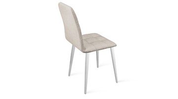 Обеденный стул Аспен К1С (Белый матовый/Микровелюр Duna Brilliant) в Элисте - предосмотр 2