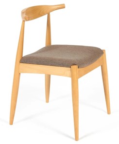 Обеденный стул BULL бук/ткань 54,5x54x75 Натуральный арт.19586 в Элисте - предосмотр