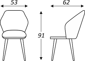 Обеденный стул Бьянка, ноги мокко круглые XXL (R38)/велюр T170 Бежевый в Элисте - предосмотр 6