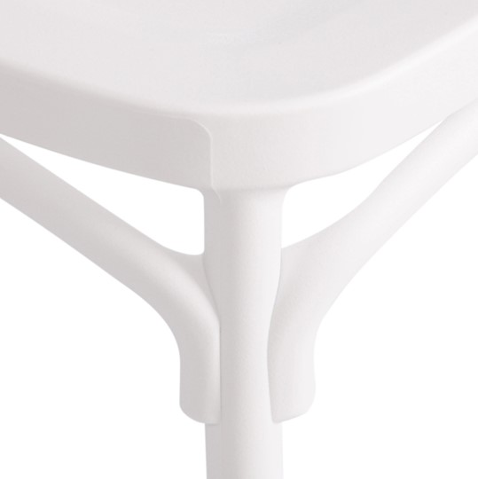 Кухонный стул CROSS (mod. PL24) 48х58х89 White (белый) 11954 арт.20052 в Элисте - изображение 6