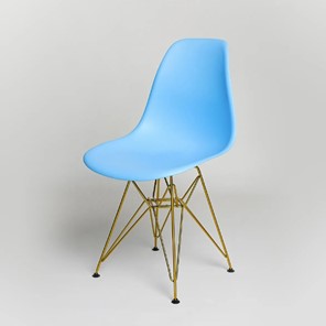 Кухонный стул DSL 110 Gold (голубой) в Элисте - предосмотр