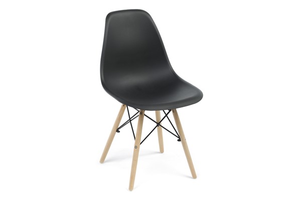 Обеденный стул DSL 110 Wood (черный) в Элисте - изображение