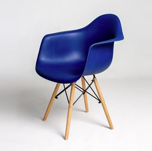 Обеденный стул DSL 330 Wood (темно-синий) в Элисте - предосмотр