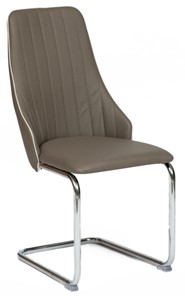 Кухонный стул FRATELLI (mod.8415) 44х62х97 пепельно-коричневый (окантовка слон.кость) в Элисте