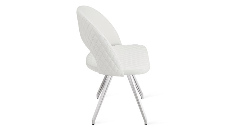 Обеденный стул Гэтсби К4 (Белый матовый/Кож.зам Polo White) в Элисте - изображение 1