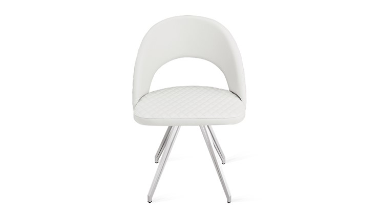 Обеденный стул Гэтсби К4 (Белый матовый/Кож.зам Polo White) в Элисте - изображение 3