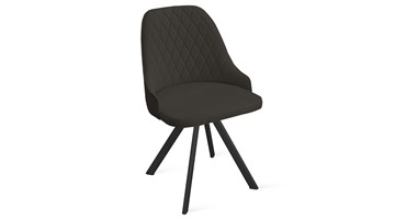 Обеденный стул Гранд К2 (Черный муар/Велюр Confetti Stone) в Элисте