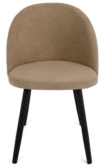 Обеденный стул Капри-5, ноги R38 черные/велюр T184 Кофе с молоком в Элисте - изображение 1