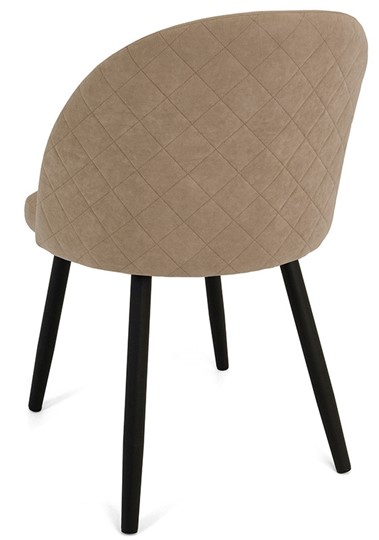 Обеденный стул Капри-5, ноги R38 черные/велюр T184 Кофе с молоком в Элисте - изображение 4