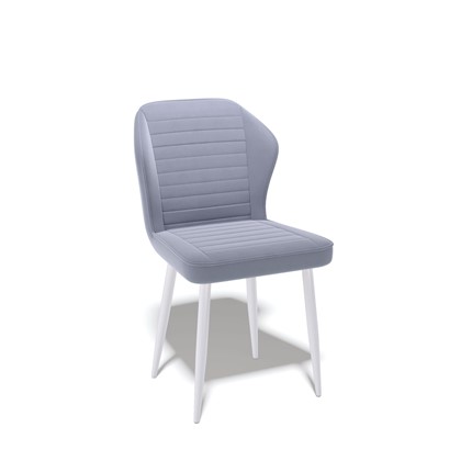 Кухонный стул Kenner 184S белый/светло-серый в Элисте - изображение