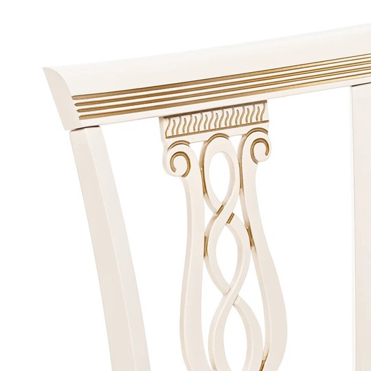 Обеденный стул Leset Юта (Слоновая кость 1013 + золотая патина) в Элисте - изображение 5