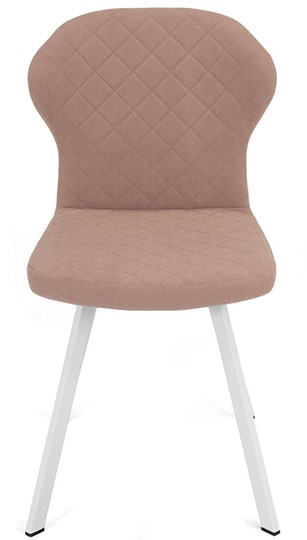 Обеденный стул Марио (Пудровый Т181/ноги белые) в Элисте - изображение 1