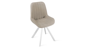 Обеденный стул Марвел Исп. 2 К2 (Белый матовый/Велюр Confetti Smoke) в Элисте - предосмотр