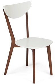 Обеденный стул MAXI (Макси), бук/МДФ 86x48,5x54,5 Белый/Коричневый арт.19583 в Элисте