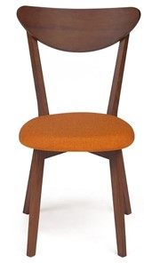 Стул обеденный MAXI (Макси), бук/ткань 86x48,5x54,5 Оранжевый/коричневый арт.19591 в Элисте - предосмотр 1