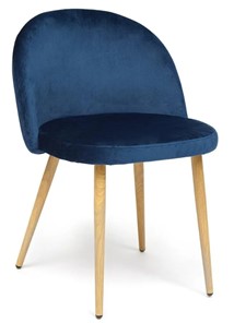 Кухонный стул MELODY (mod. 4997) 52х49х78 темно-синий/натуральное дерево в Элисте