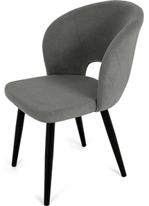 Обеденный стул Мишель, ноги R38 черные/велюр T180 Светло-серый в Элисте