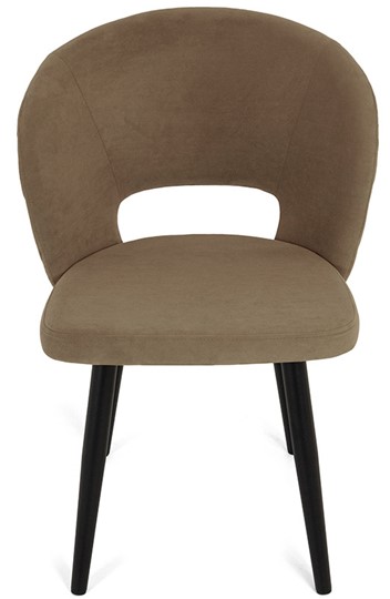 Обеденный стул Мишель, ноги R38 черные/велюр T184 Кофе с молоком в Элисте - изображение 1