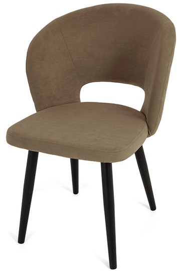 Обеденный стул Мишель, ноги R38 черные/велюр T184 Кофе с молоком в Элисте - изображение 2