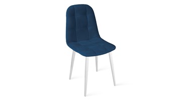 Обеденный стул Райс К1С (Белый матовый/Велюр Confetti Blue) в Элисте