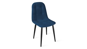 Обеденный стул Райс К1С (Черный муар/Велюр Confetti Blue) в Элисте