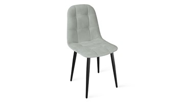Обеденный стул Райс К1С (Черный муар/Велюр Confetti Silver) в Элисте