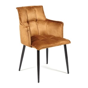 Обеденный стул SASKIA (mod. 8283) 55х61х85 коричневый (G-062-61)/черный в Элисте