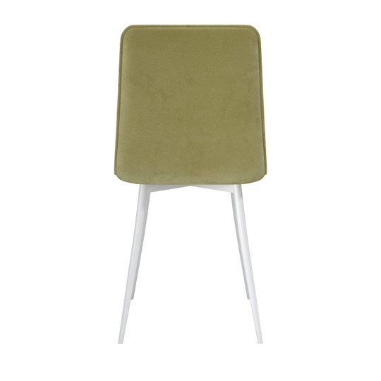 Кухонный стул Тахо, велюр тенерифе нефрит/Цвет металл белый в Элисте - изображение 3