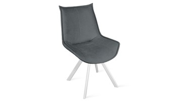 Обеденный стул Тейлор Исп. 2 К2 (Белый матовый/Микровелюр Jercy Graphite) в Элисте