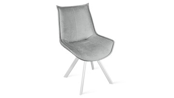 Обеденный стул Тейлор Исп. 2 К2 (Белый матовый/Микровелюр Jercy Silver) в Элисте