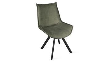Обеденный стул Тейлор Исп. 2 К2 (Черный муар/Микровелюр Jercy Deep Green) в Элисте