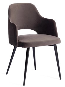 Кухонный стул VALKYRIA 2 (mod. 718) 55х55х80 темно-серый barkhat 14/черный арт.19925 в Элисте