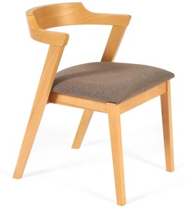 Обеденный стул VERSA (Верса) бук/ткань 54,5x56x74 Натуральный арт.19588 в Элисте - предосмотр