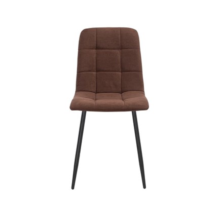 Обеденный стул Leset Скай (Металл черный/велюр Шоколад) в Элисте - изображение