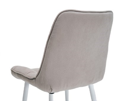 Обеденный стул Комфорт бежевый белые ножки в Элисте - изображение 5
