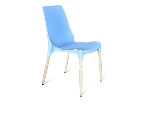 Обеденный стул SHT-ST75/S424-F (голубой/ваниль) в Элисте - изображение