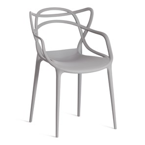 Стул кухонный Cat Chair (mod.028) пластик, 54,5*56*84 серый, арт.13276 в Элисте