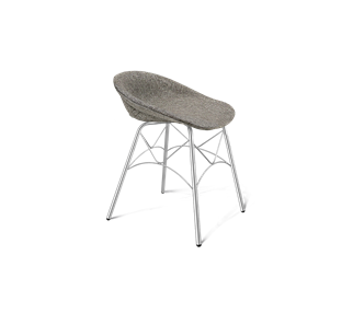 Обеденный стул SHT-ST19-SF1 / SHT-S107 (коричневый сахар/хром лак) в Элисте