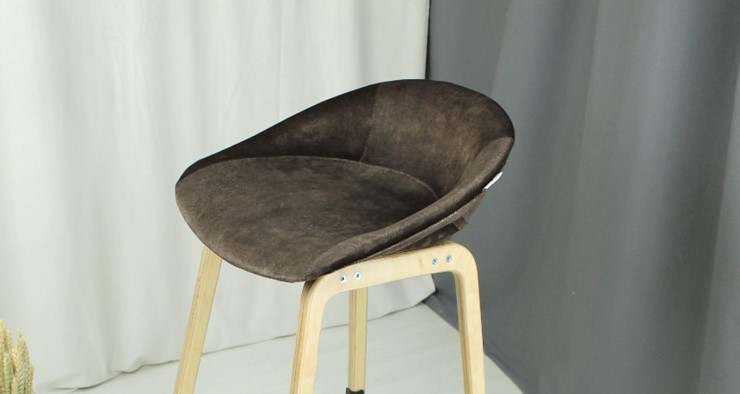 Обеденный стул SHT-ST19-SF1 / SHT-S70 (кофейный трюфель/темный орех/черный муар) в Элисте - изображение 8