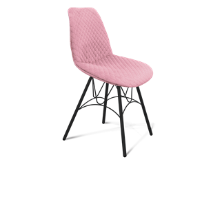 Обеденный стул SHT-ST29-С22 / SHT-S100 (розовый зефир/черный муар) в Элисте - предосмотр